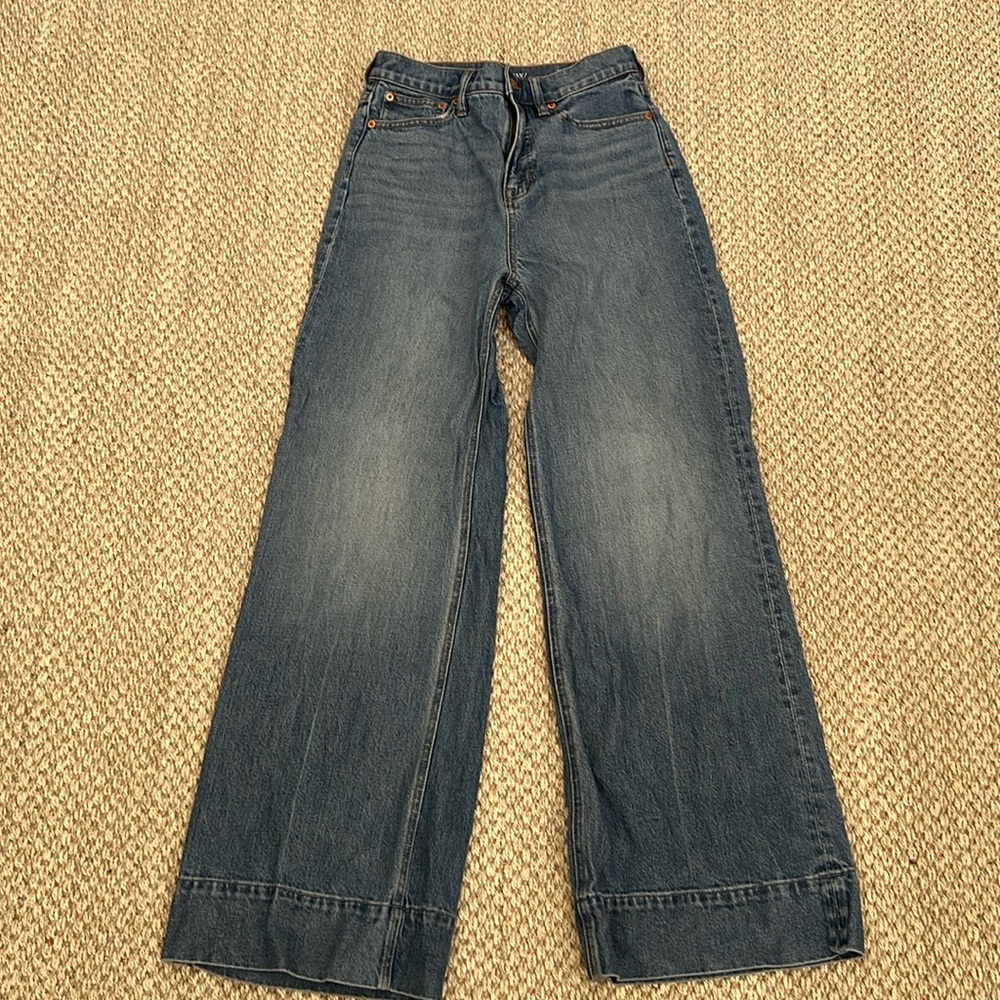 J.Crew wide leg trouser jeans